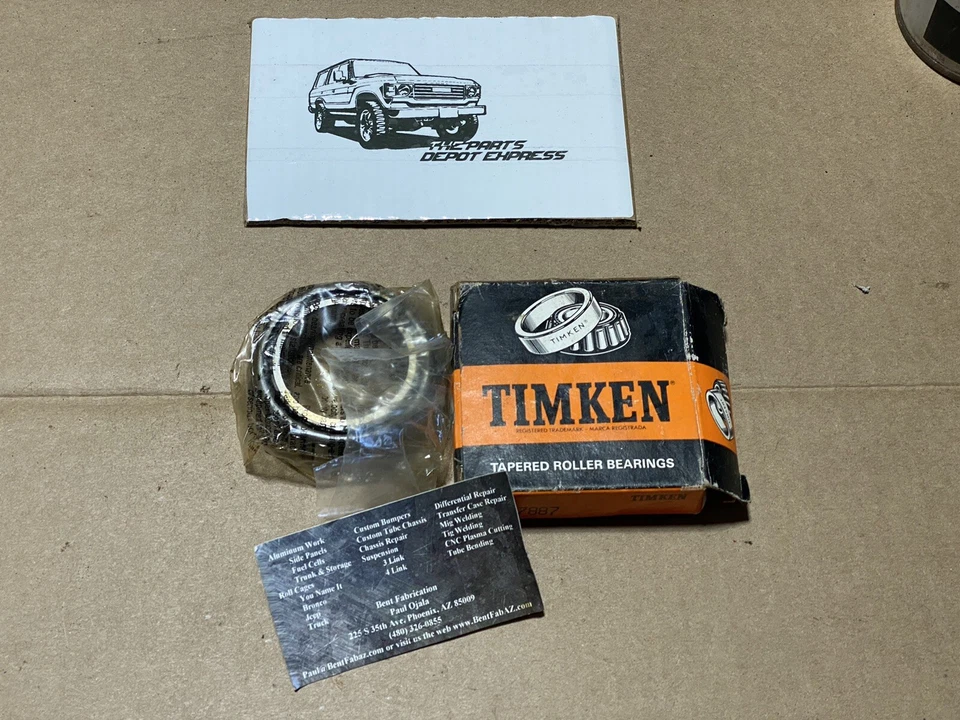 Cojinete diferencial Timken 17887 Toyota Land Cruiser BJ60 FJ60 1980-1987 Foto 2 de 4