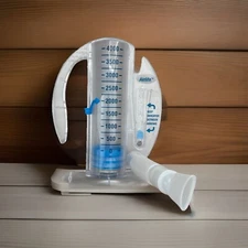 AirLife Volumetric Incentive Spirometer with One-Way Valve - 4000ml Breathing