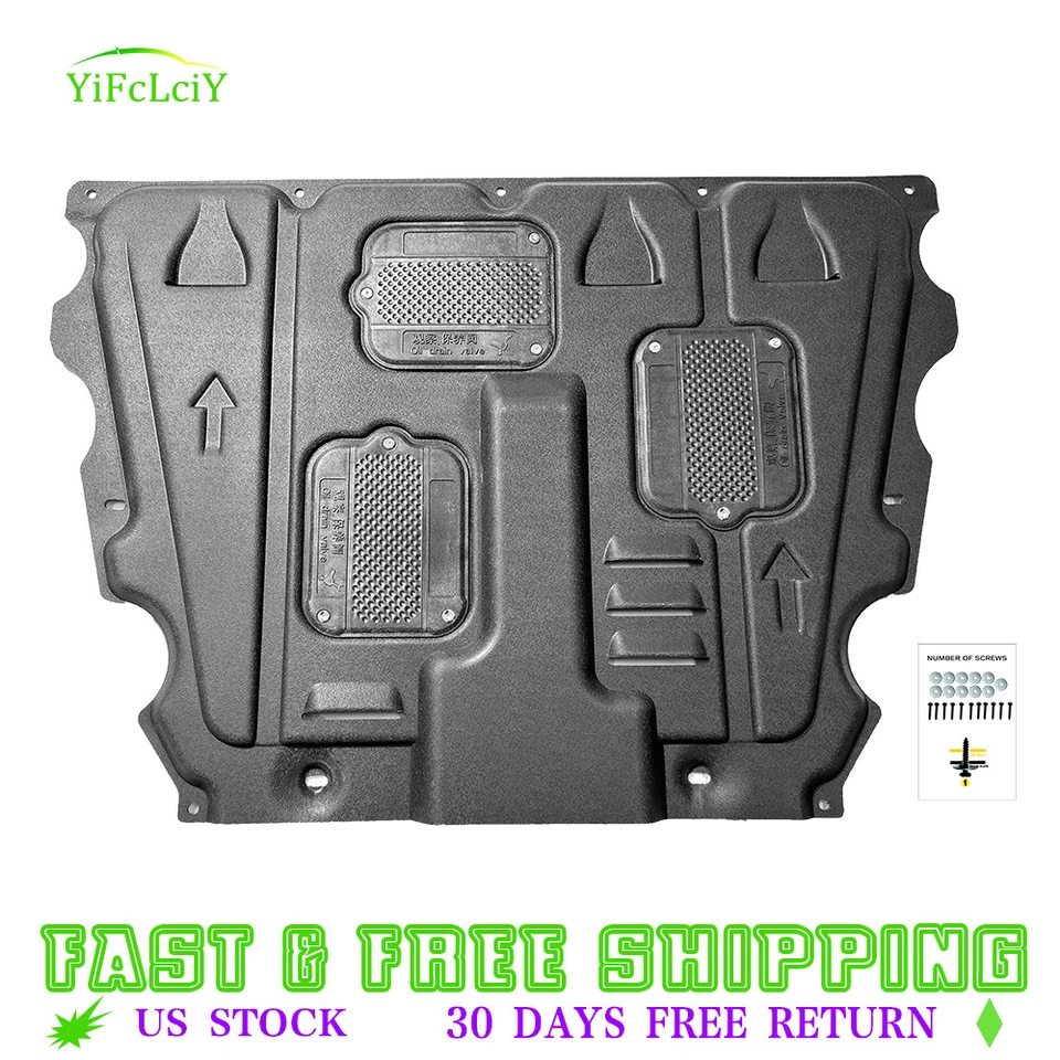 For Ford Taurus 2014-2018 Engine Under Cover Front Splash Guard Mud Flaps - Image 2 of 4