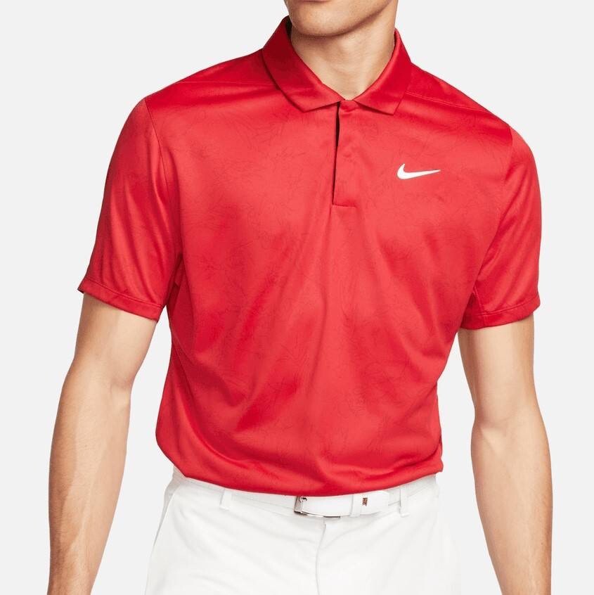 NWT Nike TW Tiger Woods Men's Dri-FIT ADV Golf Polo Red 2XL XXL