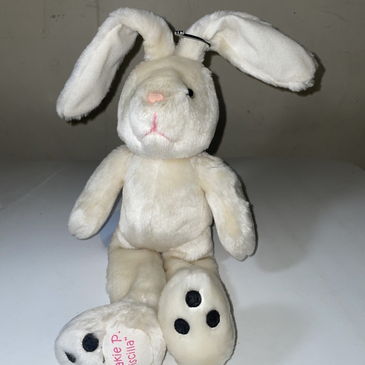Tweakie P. Bunny Phebe Phillips Plush Stuffed Off White Priscilla