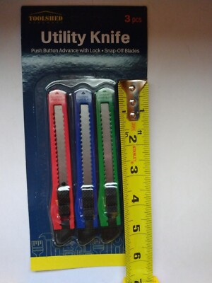 Toolshed 3 piece utility knife