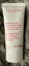 NEW Clarins Moisture Rich Body Lotion w/ Shea Butter For Dry Skin 30mL SEALED