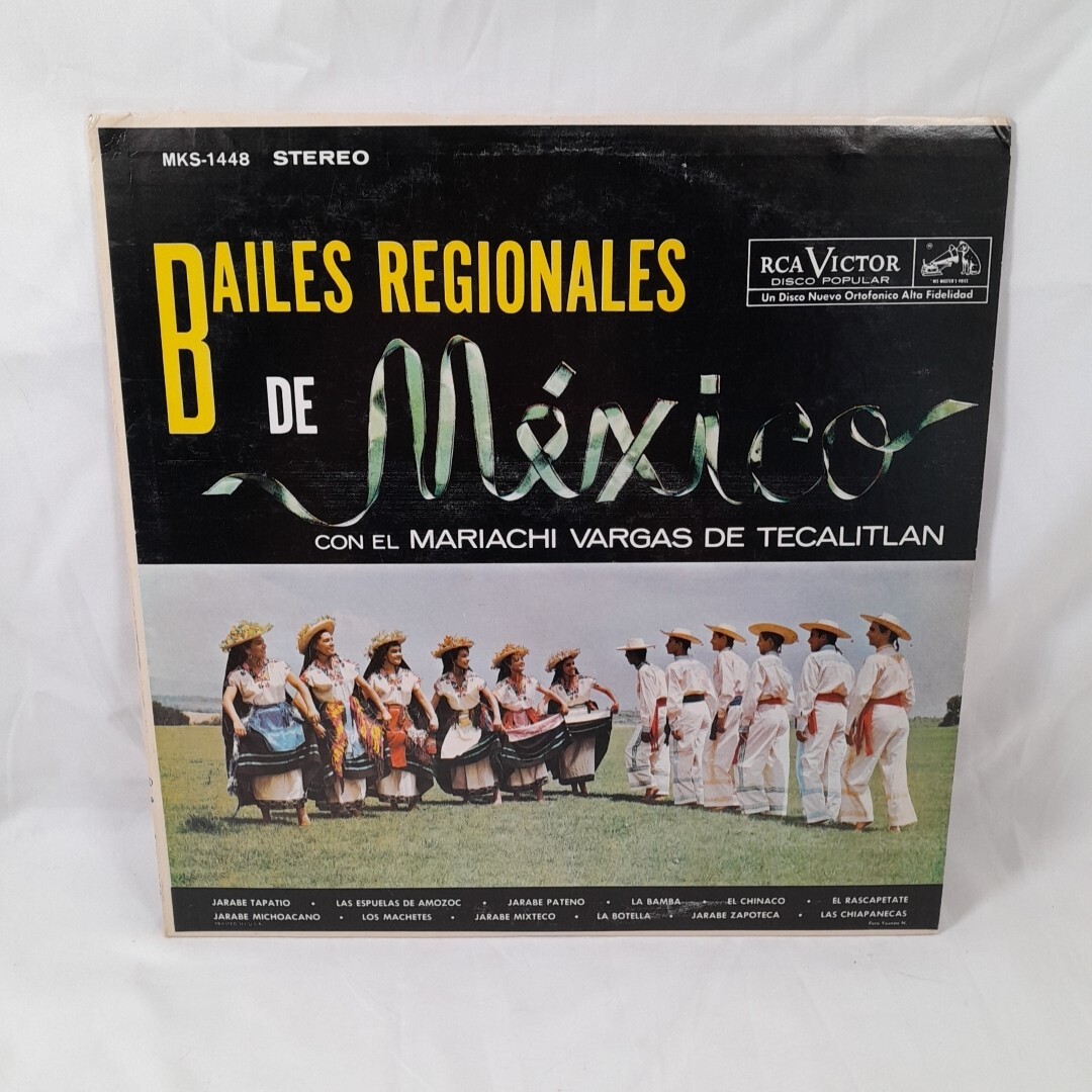 BAILES REGIONALES-DE MEXICO-CON EL MARACHI-MINT GLOSSY VINYL 1963