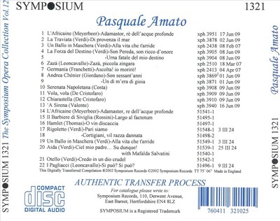 PASQUALE AMATO NEW CD