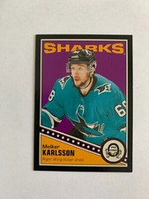 2019-20 O-Pee-Chee Retro Black #465 Melker Karlsson 090/100 San Jose Sharks