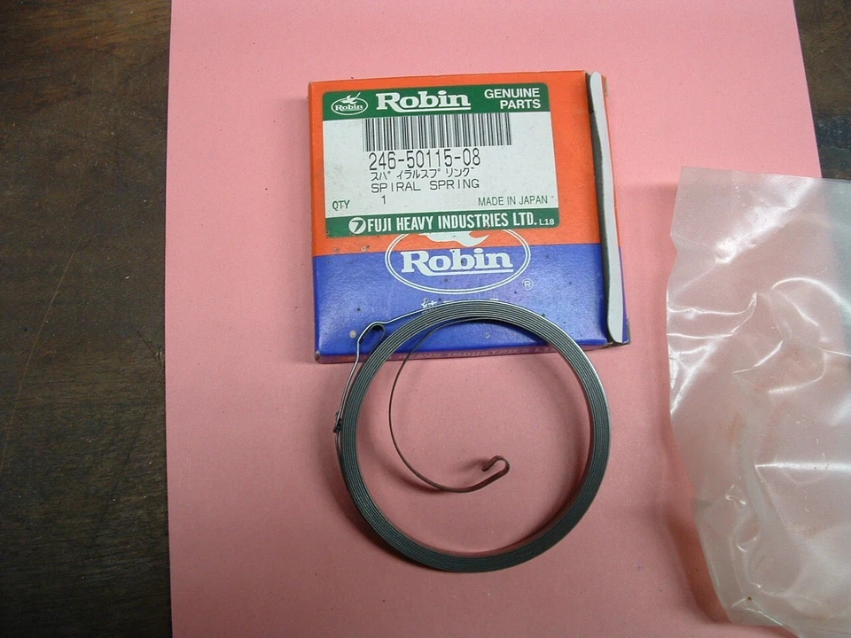 NUEVO RESORTE DE ARRANQUE DE RETROCESO OEM PARA GENERADOR G6101R MAKITA ROBIN #246-50115-08 Foto 2 de 3