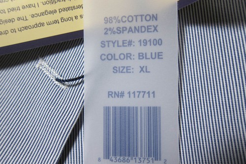NWT Alan Flusser Fine Blue Stripe Cotton 2Piece Suit Dual Vent Flat Front XL 46R - Picture 9 of 12