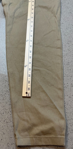 DICKIES MID RISE STRETCH TWILL SKINNY KHAKI PANTS SZ JUNIORS 18 - Picture 10 of 12