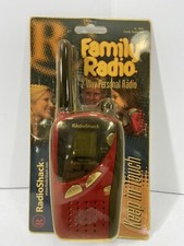 NIB VINTAGE RADIO SHACK FAMILY RADIO 2 WAY PERSONAL RADIO RED 210-1865 SEALED