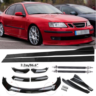 Front Bumper Lip Spoiler Side Skirts Rear Lip For Saab 9-3 9-5 Body Kits Glossy