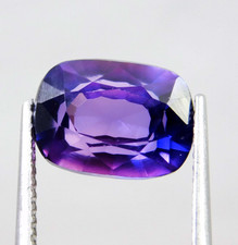 Natural 4.50 Ct Cushion AAA Certified Extremely Tanzanite of Tanzania Loose Gem