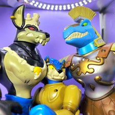 Lot 3 NEOPETS Figures Thinkaway Toys Lupe Jeran Werelupe King Grarrl Gladiator
