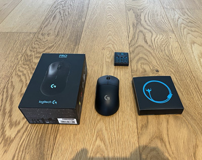 Logitech G PRO Wireless Gaming-Maus in Schwarz (Modell: PRO Wireless)