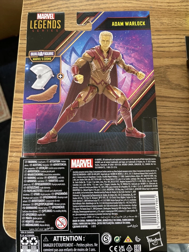 漫威传奇系列亚当·术士 6 英寸可动人偶,银河护卫队 V.3 — 第 2/2 张图片