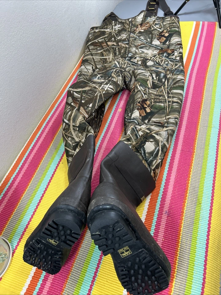 Cabela’s Northern Flight Chest Waders Outdoor Fishing Steel Shank Boots Men’s 8 - Image 2 of 4