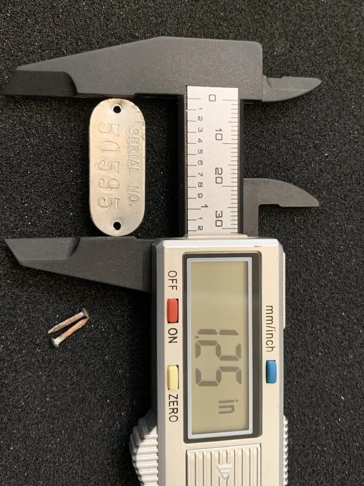 Placa de serie de guitarra vintage de EE. UU. National/SUPRO/Valco pieza Foto 3 de 4