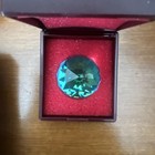 Swarovski Inn Green Round Paperweight