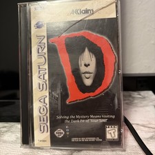 D (Sega Saturn, 1996) TESTED AND WORKING CIB