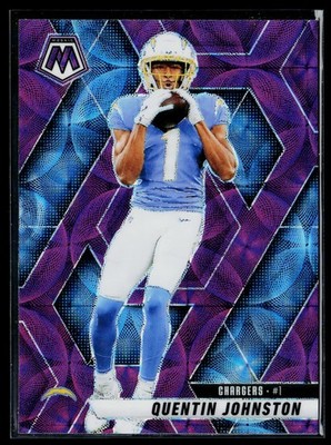 2025 Panini Mosaic #43 Quentin Johnston Purple Scope