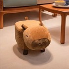 Capybara Hocker süßes Design Plüschhocker pflegeleichte Materialien für Zuhause