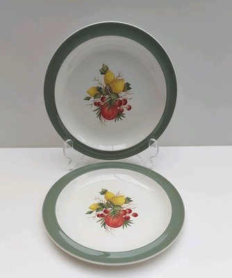 2 Wedgwood Covent Garden 6'' / 15,5 cm Tee/Beilagen/Brot & Butter Teller Vintage 