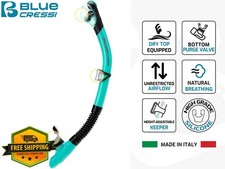 Cressi Adult Snorkel Mask Dry Snorkel Tino Scilla Italy