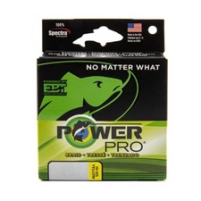 PowerPro Braided Fishing Line - Hi-Vis Yellow - 80lb - 500yd/455m 211008005...
