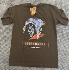 Vintage Rare 90s Star Wars Darth Maul Graphic Print T Shirt Men  s Size Large