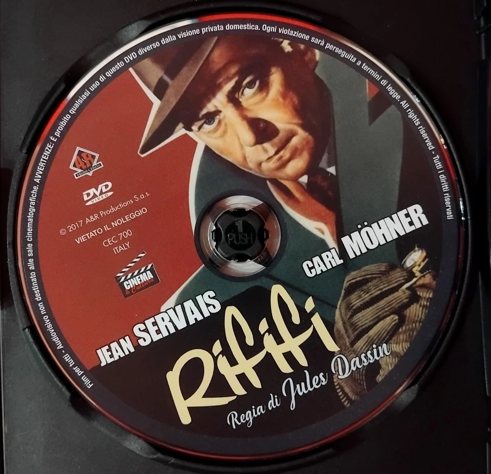 Rififi DVD 1955 A & R Productions Jules Dassin Doppiaggio Rimasterizzato HD - Immagine 3 di 4