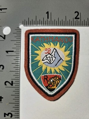 POLO RALPH LAUREN PATCHES PRE-OWNED RARE KATHMANDU MOUNTAIN PATCH