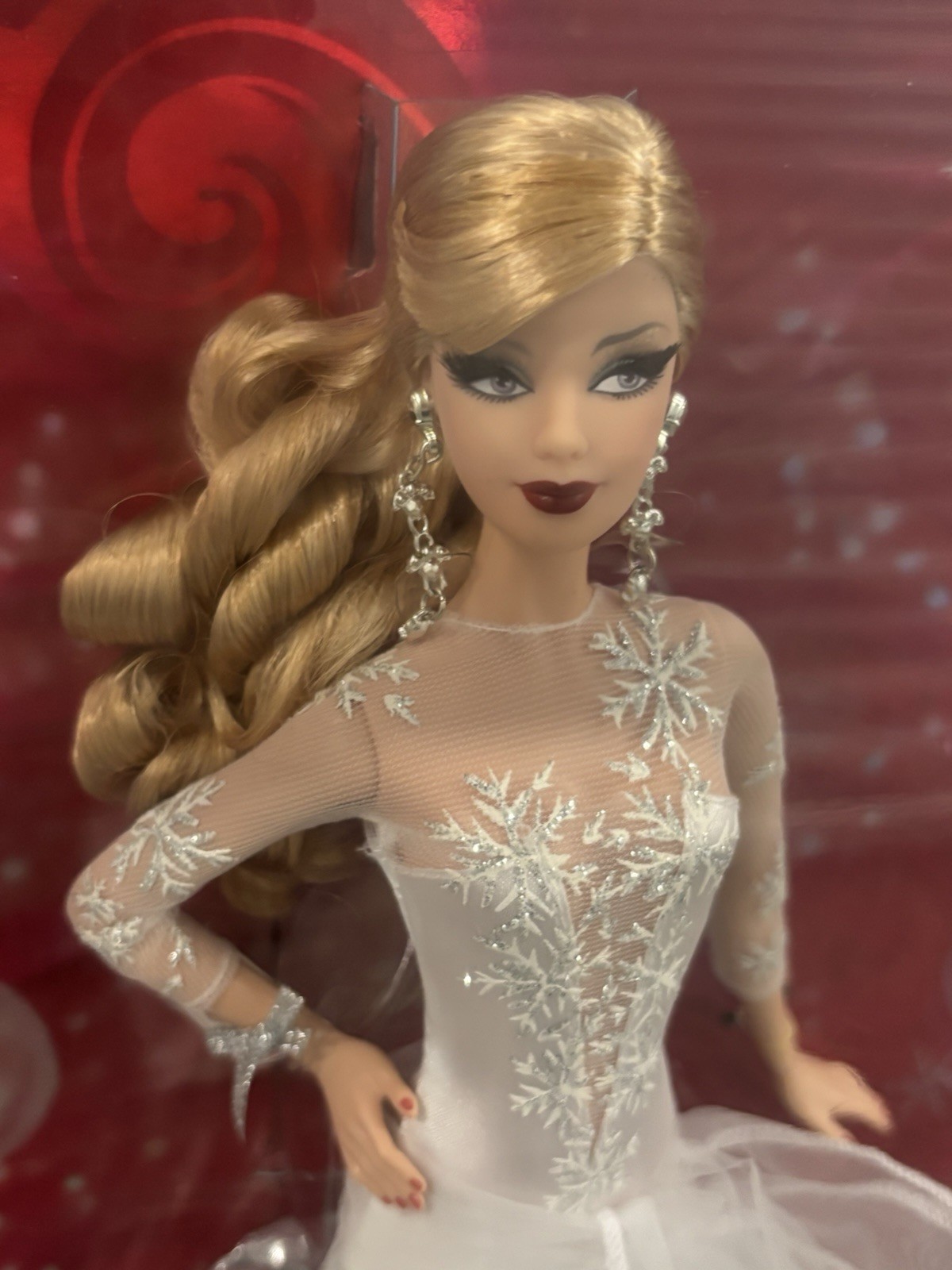 2008 Holiday Barbie Doll Collector, Blonde, 20th Anniversary Celebration NRFB