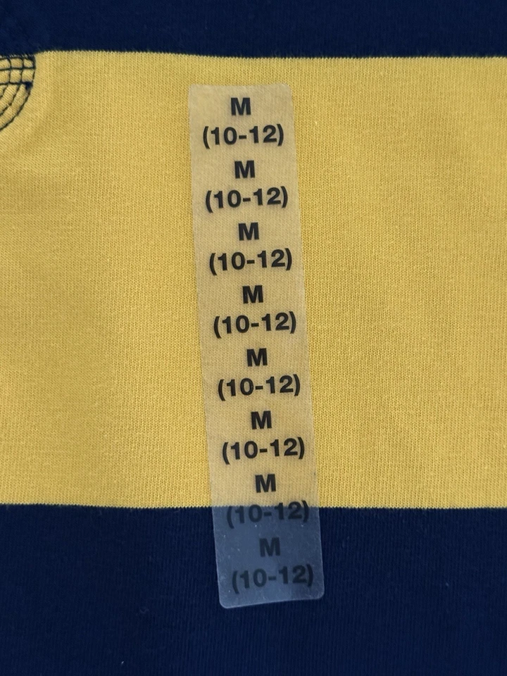 Polo Ralph Lauren Niño’s The Iconic Rugby Polo Amarillo Azul Marino Talla Mediana Foto 4 de 4