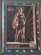 2025 Panini Donruss WNBA Satou Sabally Teal Laser /125 Mercury #55 Bookend