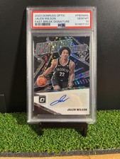 2023-24 Donruss Optic #FBS-NWL Jalen Wilson Fast Break Signatures PSA 9