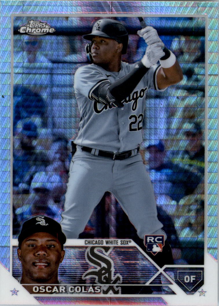 2023 Topps Chrome Prism Refractors #145 Oscar Colas - BB