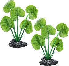 2 Pack Silk Aquarium Plants, 6 Inch Artificial Aquarium Plant Aquariums D cor Pl