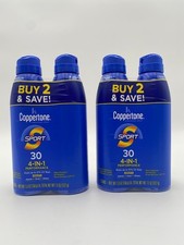 Coppertone Sport 4-in-1 SPF 30 and Performance Sunscreen Twin Pack 5.5oz X 2 3.27 per gallon