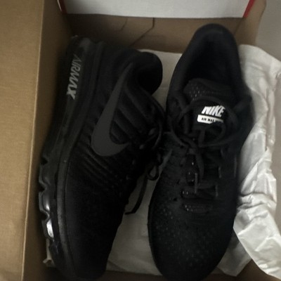 Nike Air Max 2017 Low Top Sneaker Triple Black Style Code 849559-004
