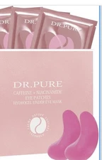 Under Eye Patches for Dark Circles Puffiness Wrinkles 30 Pairs Dr. Pure