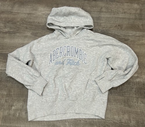 Abercrombie And Fitch Oversized Gray Comfy Girls Hoodie Size 13/14
