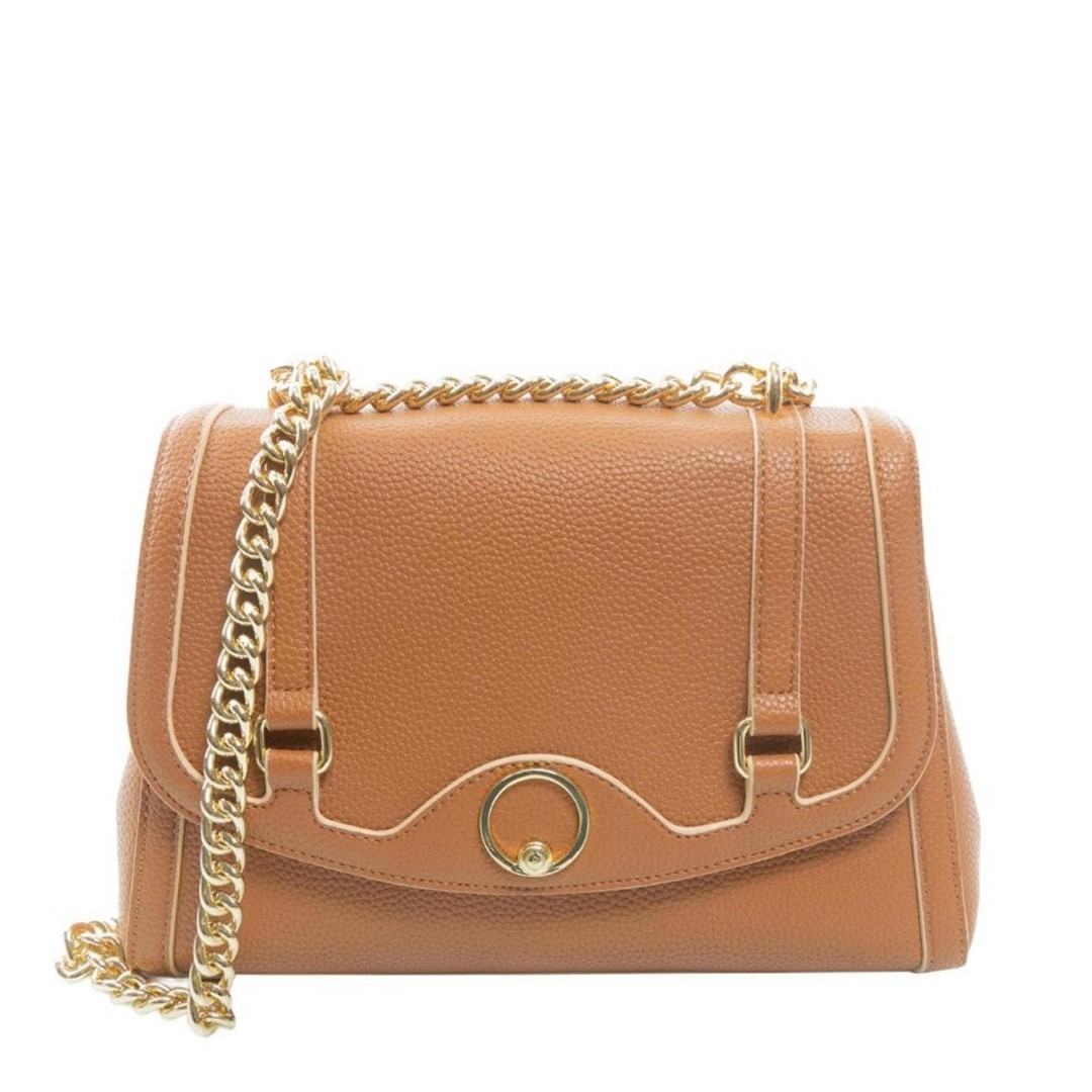 Pollini Borsa Grained da donna Marrone con Tracolla Catena -61% SC4531PP1ISB0200