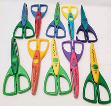 10 Pair Edging Scissors Incl. Provo Craft for Scrapbook Kids Craft Homeschool