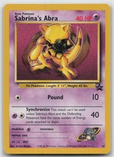 Sabrina's Abra 19 Promo Wizards Black Star Promos Pokemon Near Mint on eBay