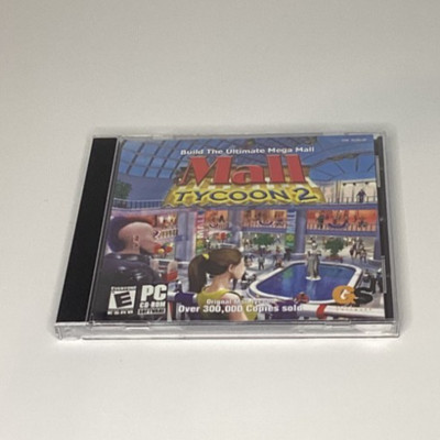MALL TYCOON 2 - Windows PC Game CD-ROM 2003 Complete Jewel Case