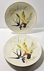 Capistrano Red Wing Hand painted 11” Dinner Plates ~ Set of 4 Beautiful