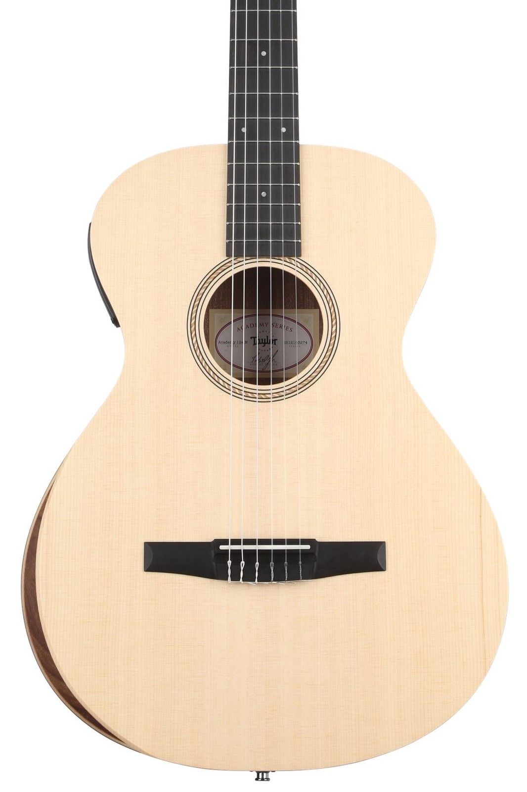 Акустическая электрогитара Taylor Academy 12e-N с нейлоновыми струнами - Натуральная 131590₽
