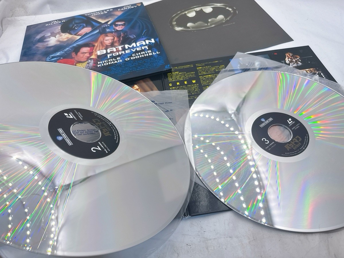 BATMAN Trilogy 3x Laserdisc Set Japan LD English Audio Japanese