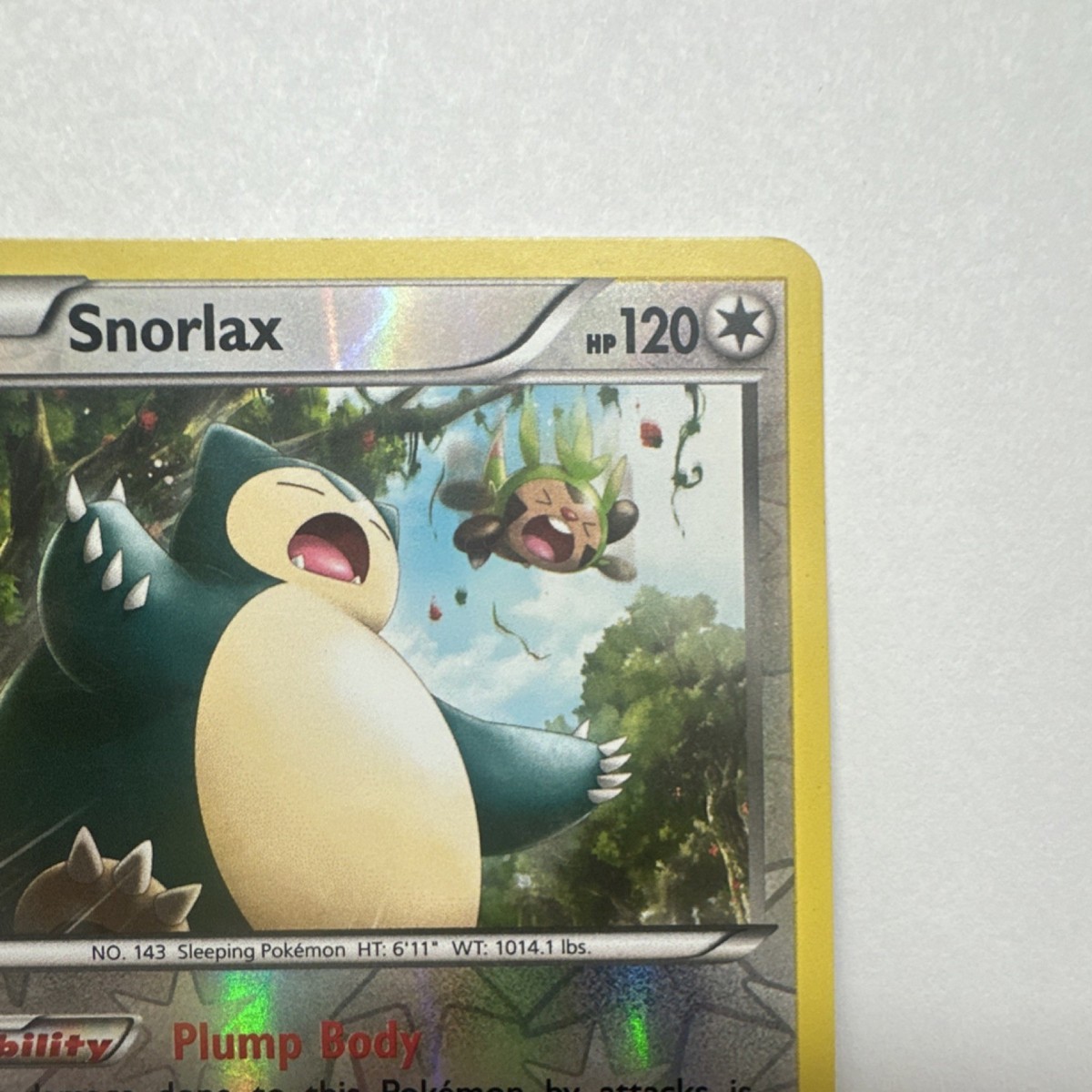 Pokémon Snorlax Reverse Holo 118/162 Breakthrough 2015 Basic 120
