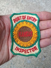 RARE ORIGINAL VINTAGE KANSAS PORT OF ENTRY IN...